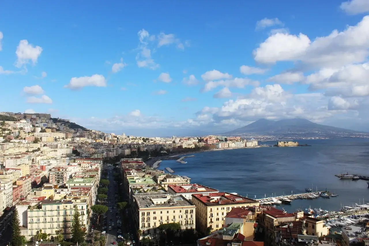 Bay of Naples with Mount Vesuvius