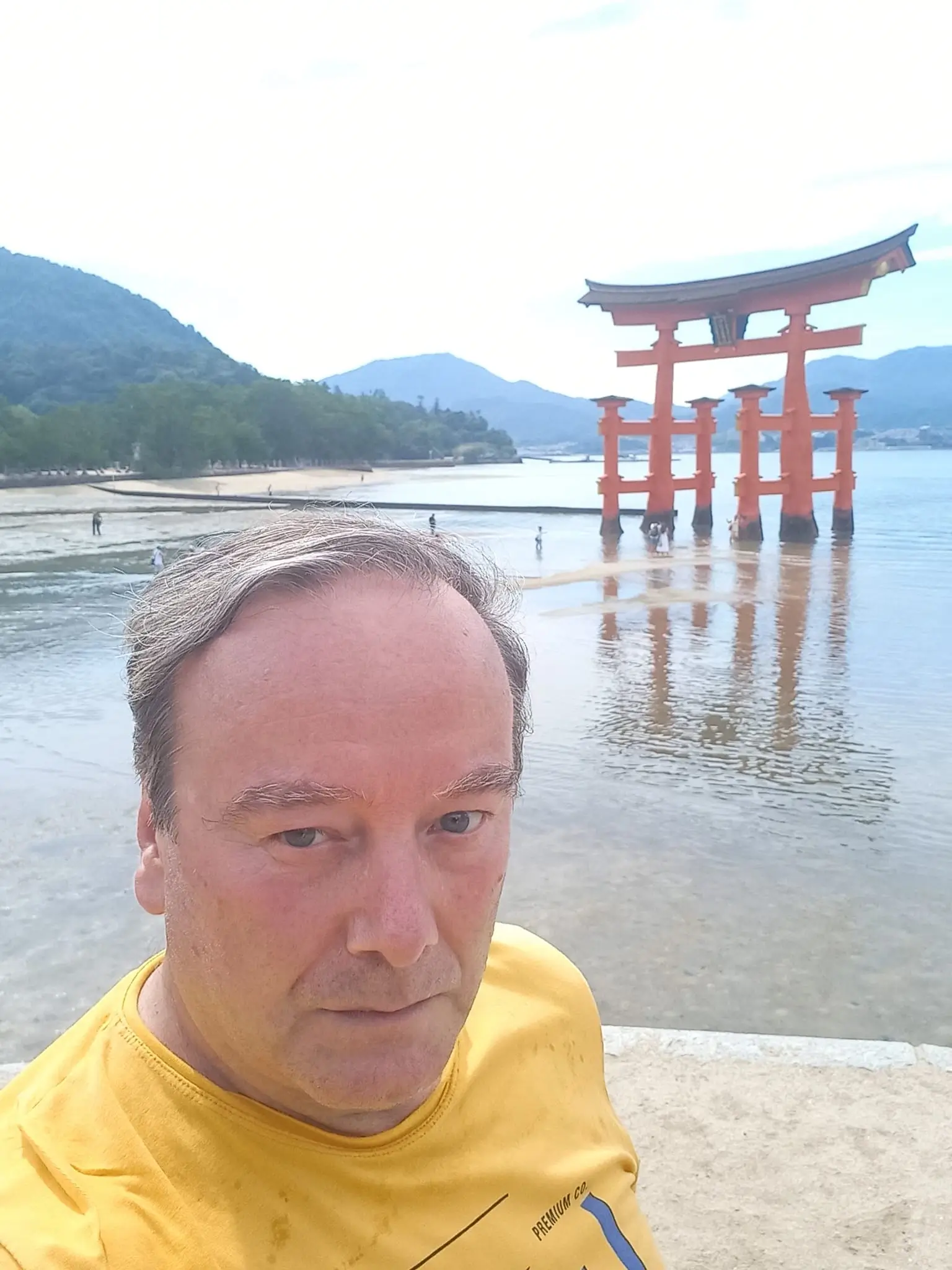 Lucian, international tour guide at Miyajima, Japan
